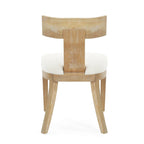 Juego de comedor redondo de 5 piezas de tela color beige natural y madera de caucho, para 4 personas