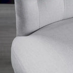Sillas de comedor tapizadas de respaldo alto de terciopelo y tela, color champán/beige/gris, juego de 2