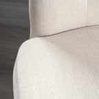 Sillas de comedor tapizadas de respaldo alto de terciopelo y tela, color champán/beige/gris, juego de 2