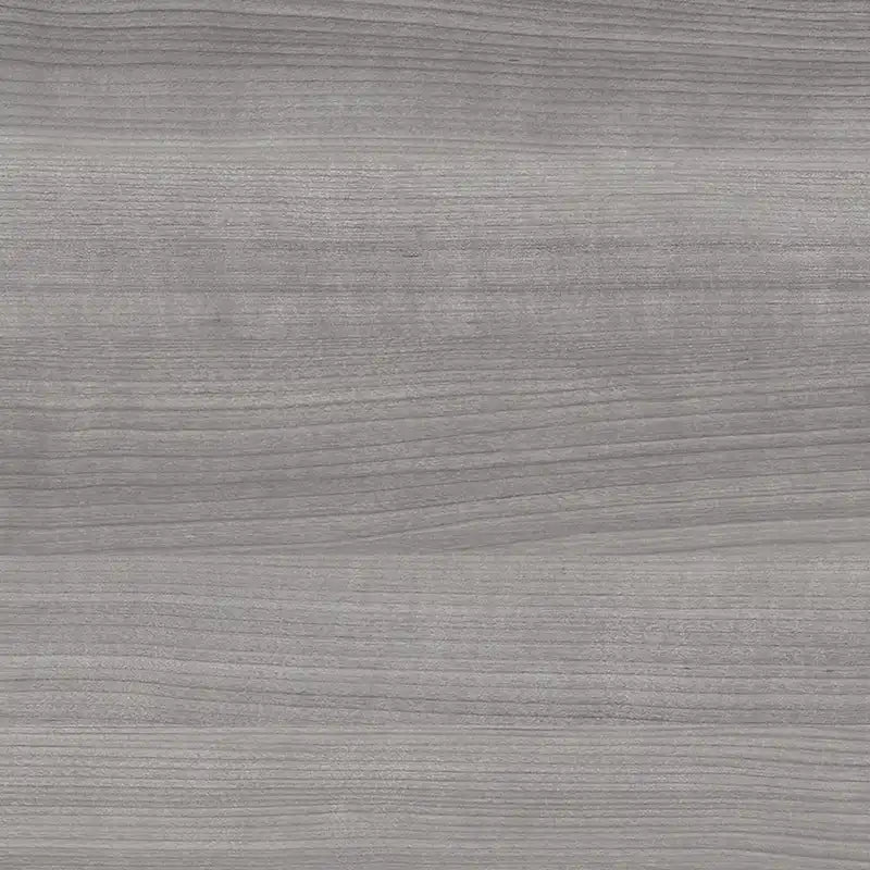 Escritorio en L con archivador de 3 cajones, 72W, 1 persona – Gris platino / Blanco / Gris tormenta / Nogal americano moderno / Nogal negro