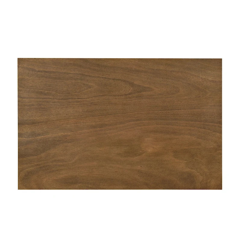 Juego de comedor de 5 piezas, café/nogal, rectangular, capacidad para 4 personas