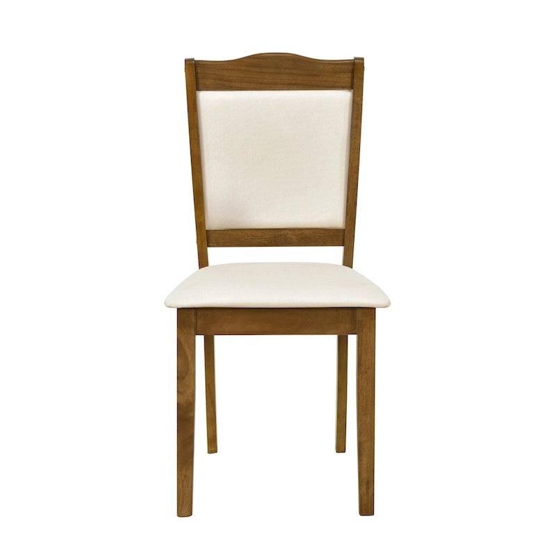 Juego de comedor de 5 piezas, café/nogal, rectangular, capacidad para 4 personas
