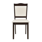 Juego de comedor de 5 piezas, café/nogal, rectangular, capacidad para 4 personas