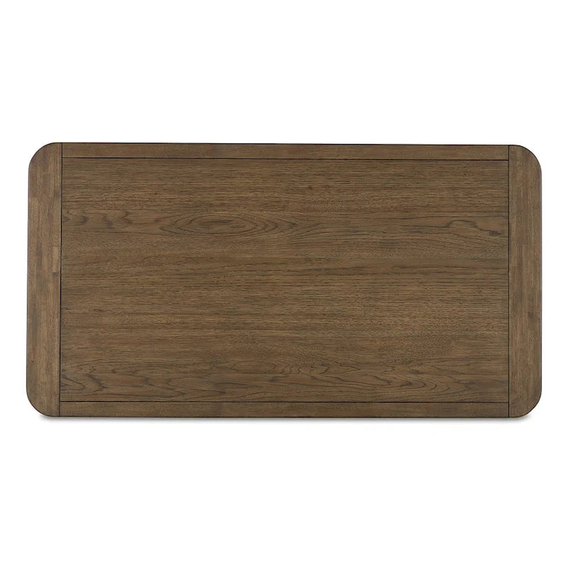 Mesa de centro color marrón claro, estilo rústico, capacidad para 4 a 6 personas – 56 ancho x 30 profundidad x 17 alto