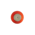 Mesa auxiliar tapizada redonda – Piel sintética plisada y base dorada, 4 colores, 1 persona