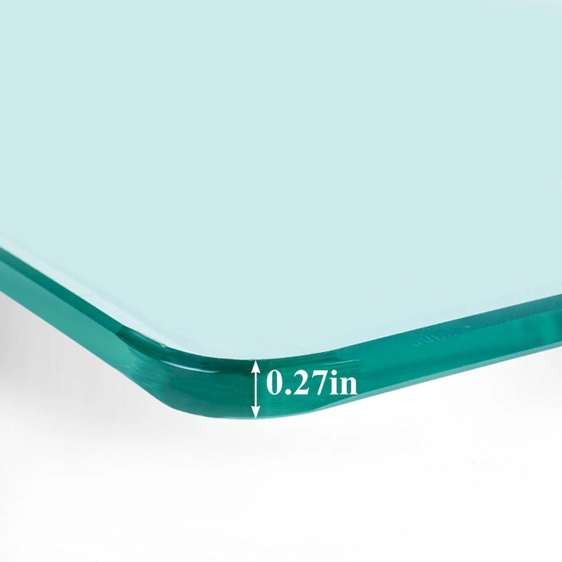 Juego de comedor de 5 piezas negro/plateado, mesa de cristal templado y 4 sillas de PU, capacidad para 4 personas