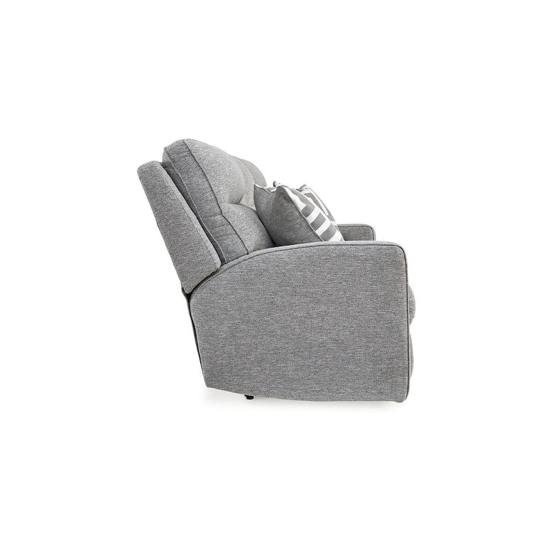 Sofá reclinable eléctrico Pewter, 3 plazas, 88" An. x 43" Pr. x 42" Al.
