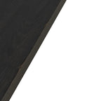 Base de cama metálica de plataforma de madera Tigerwood/Negra con cabecero de madera, Queen/King, 2 personas