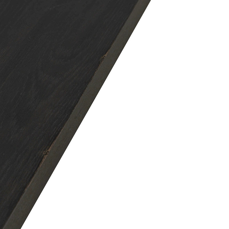 Base de cama metálica de plataforma de madera Tigerwood/Negra con cabecero de madera, Queen/King, 2 personas