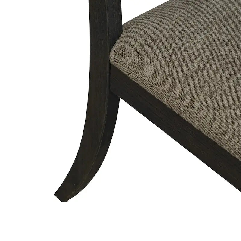 Base de cama metálica de plataforma de madera Tigerwood/Negra con cabecero de madera, Queen/King, 2 personas