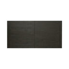 Base de cama metálica de plataforma de madera Tigerwood/Negra con cabecero de madera, Queen/King, 2 personas