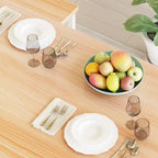 Juego de comedor de 3 piezas en beige/negro/marrón rústico con 2 bancos, capacidad para 4 personas