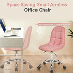 Silla de oficina ajustable con ruedas, individual, moderna, sin brazos, en blanco y negro